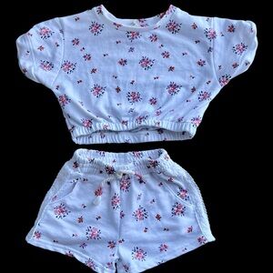 EUC Jessica Simpson Baby Girl Floral Set (18M)